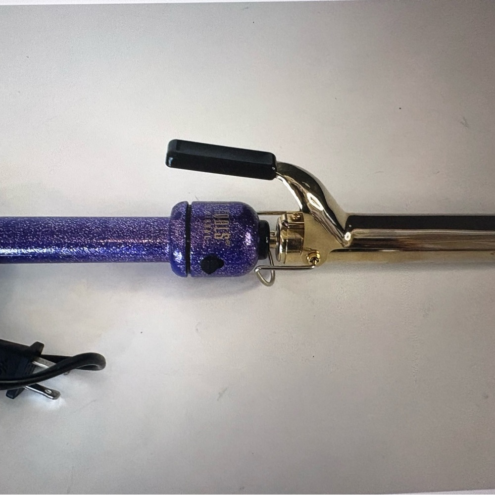 Purple and Gold Hair Curling Iron